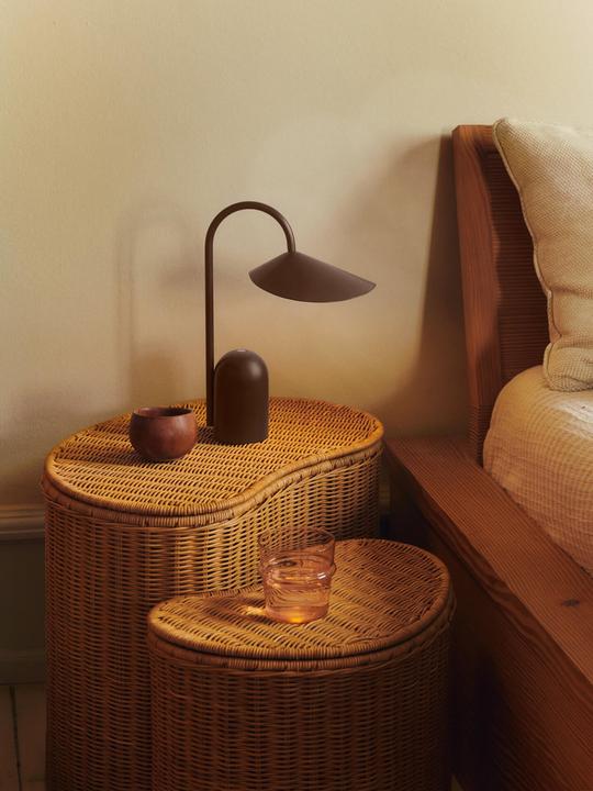 Image du produit Ferm Living Arum Portable Lamp - Dark Chocolate