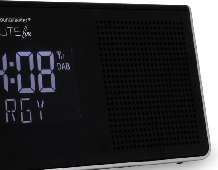 Actual product image Soundmaster UR8200SI DAB+ projection alarm clock (FM, DAB+)