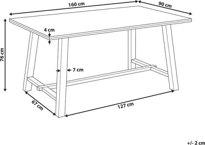 Produktbild Beliani Barnes