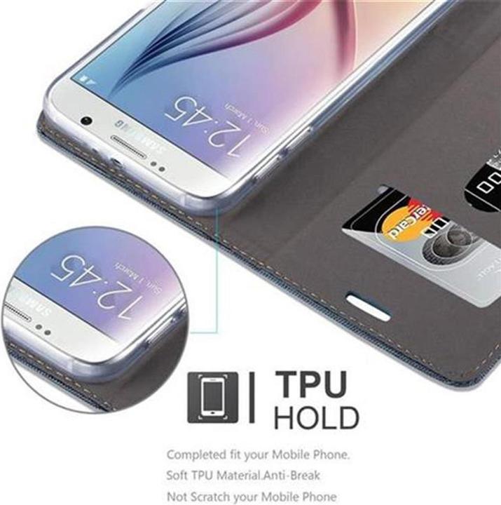 Actual product image Cadorabo Book Jeans Optics Cover (Samsung Galaxy S6)