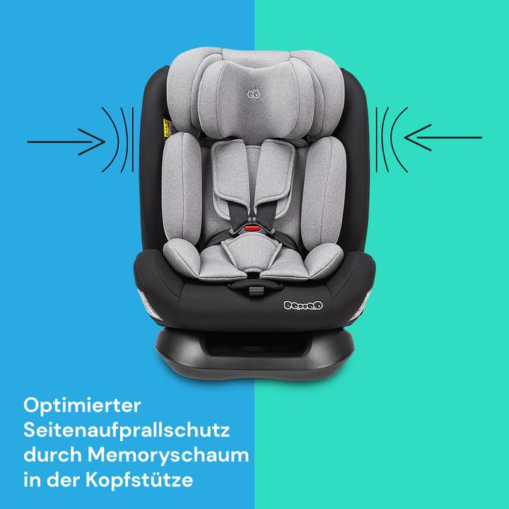 Produktbild Booboo Safety London ohne Isofix (Reboarder, ECE R129/i-Size Norm)
