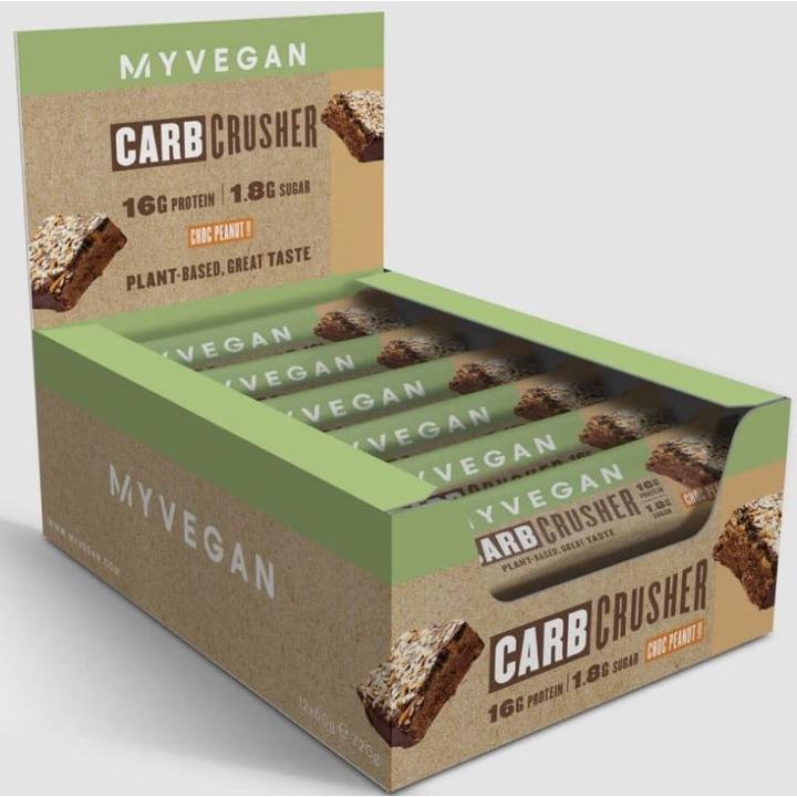 Actual product image MyProtein Vegan Carb Crusher (12 x 60g) (Peanut Butter, Orange, Chocolate, Sea Salt, 1 pcs.)
