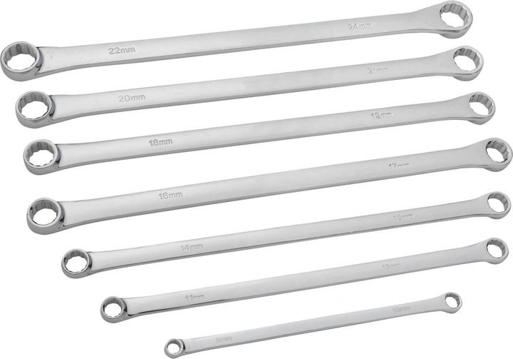 Actual product image BlueSpot Tools Extra Long Ring Spanner Set, 7 Piece