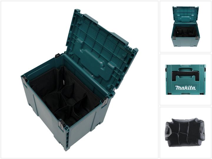 Produktbild Makita Makpac 4 ( 821552-6 ) + Einsatz Makpac 4 für DRT50 + RT0700C ( 837247-1 )