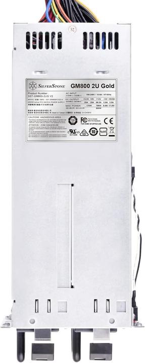 Produktbild Silverstone SST-GM800-2UG V2 redundantes 2HE-Netzteil - 800 Watt (800 W)