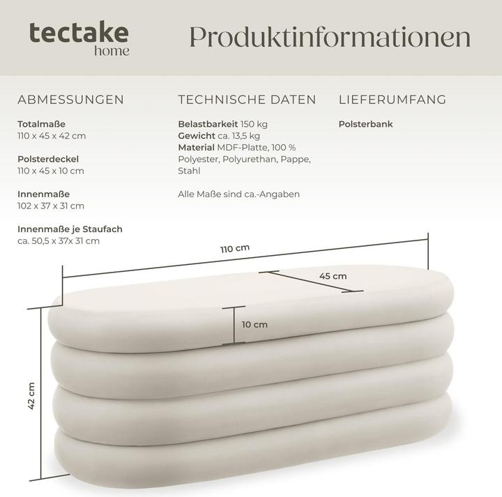 Actual product image tectake Altu (110 cm)