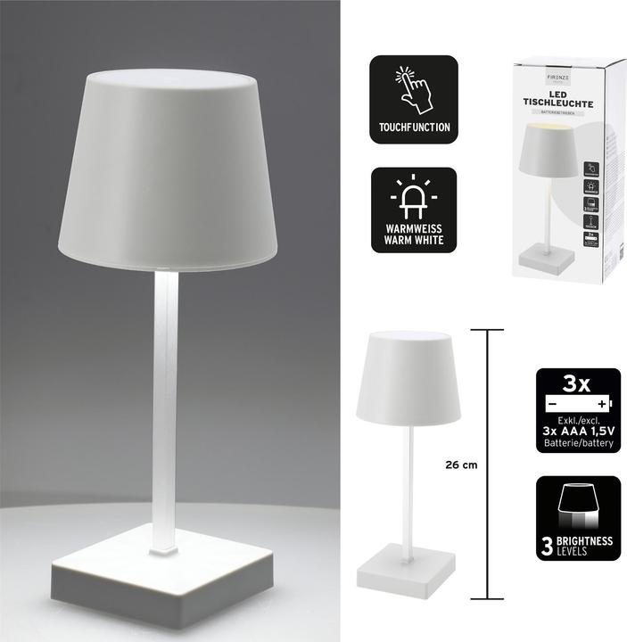Actual product image Cepewa LED table lamp with touch function