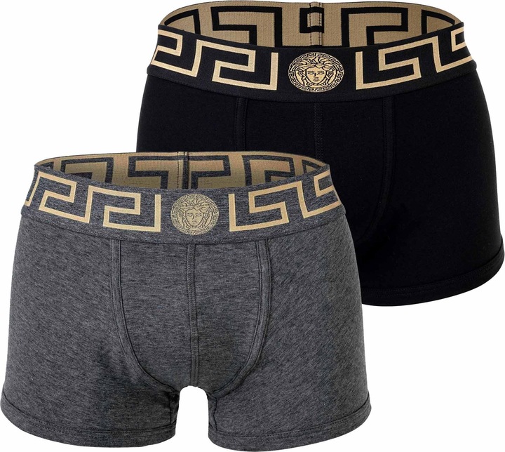 Produktbild Versace Bi-Pack Trunk Jersey Topeka Bi-Stretch Cotton Organic New Logo (3XL, 2er Pack)
