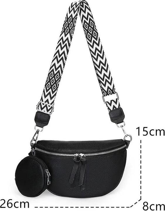 Immagine prodotto Only-Bags.Store Borse a tracolla in vera pelle di vacchetta con borsetta piccola