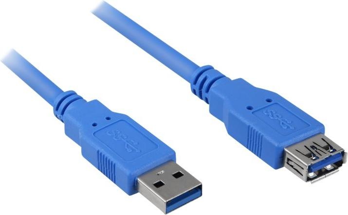 Immagine prodotto Sharkoon USB 3.0 Verlängerungskabel (2 m, USB 3.0)