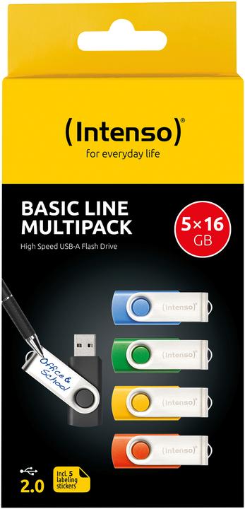 Productafbeelding Intenso Basic Line (16 GB, USB-A)