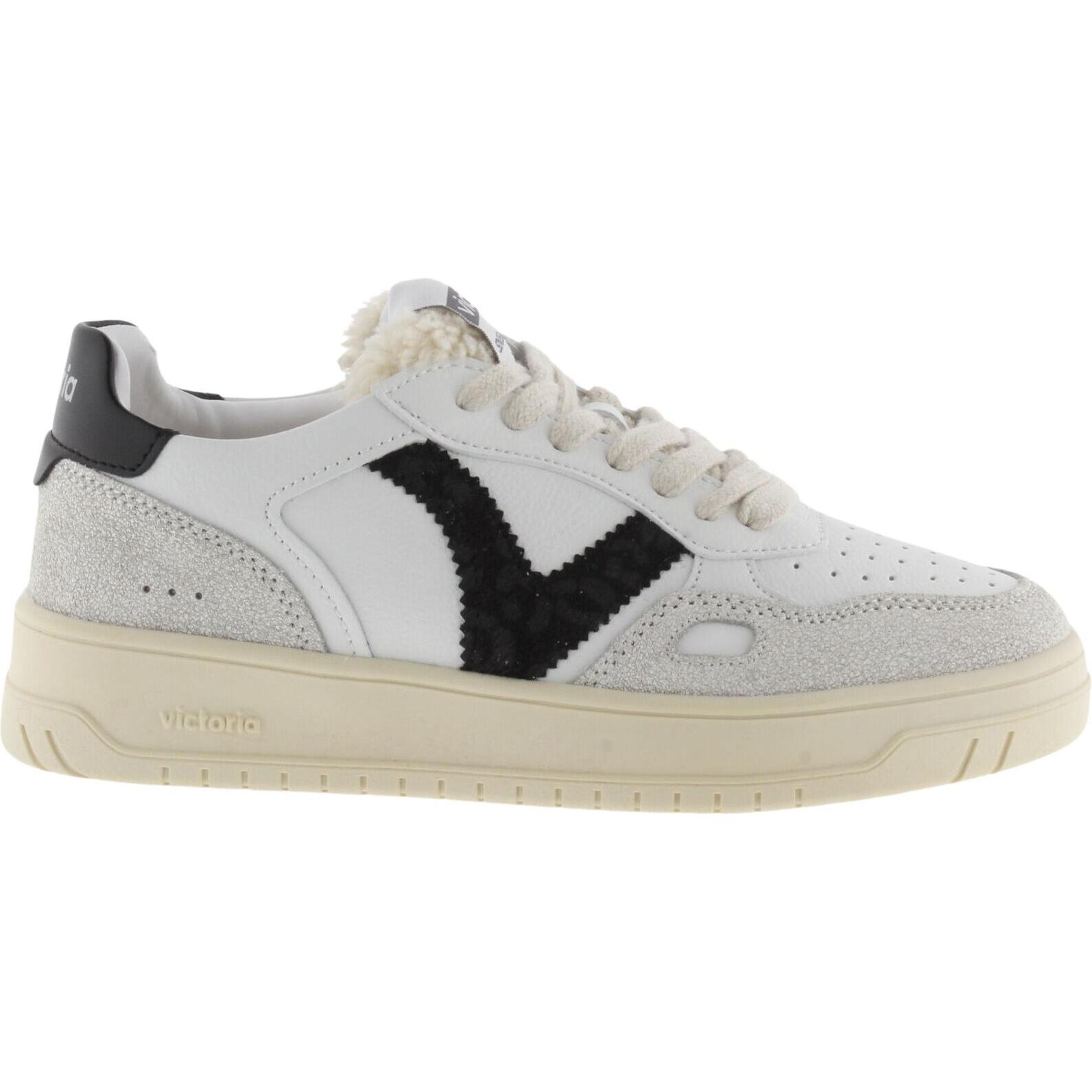 Victoria, Damen, Sneaker, sneakers mit haut- und tier-effekt aus seoul, Schwarz, (40)