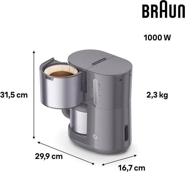 Produktbild Braun PurShine KF 1505 (grau/edelstahl)