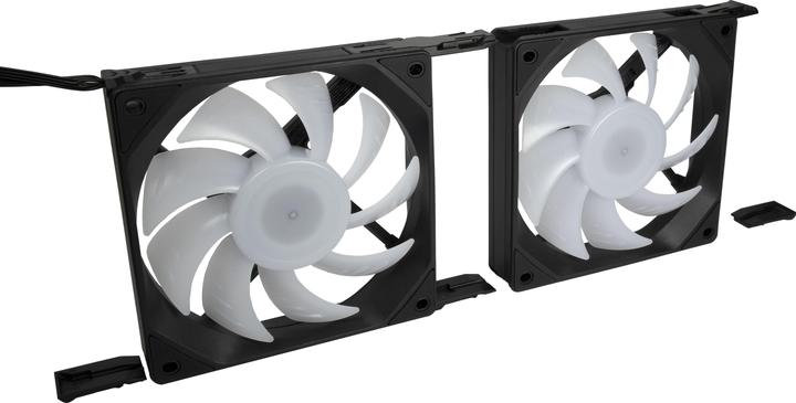 Actual product image Intertech Inter-Tech Fan Argus ES-011 LED, RGB (120 mm, 1x)