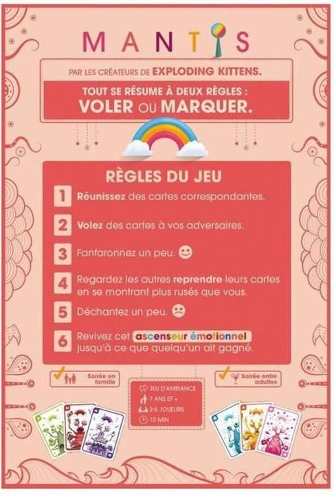 Exploding Kittens Jeu de cartes - Mantis - buy at Galaxus