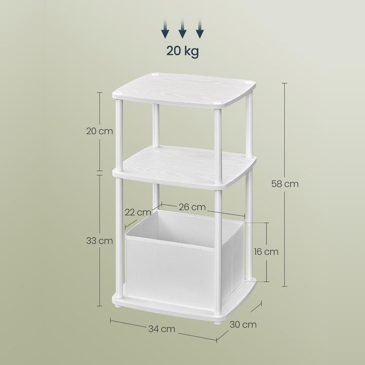 Immagine prodotto Jamb Beistelltisch (30 x 34 x 58 cm)