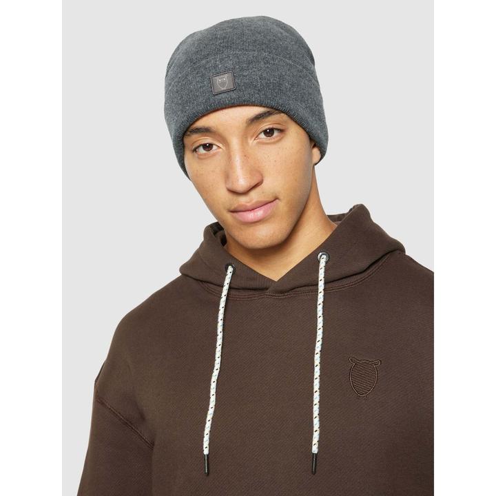 Produktbild KnowledgeCotton Apparel Double Layer Rib Wool Beanie (One Size)