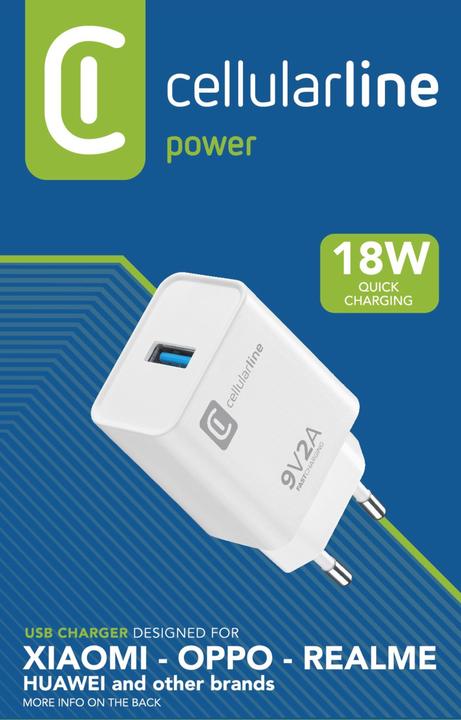 Produktbild Cellularline USB Charger (18 W, 1 Port)