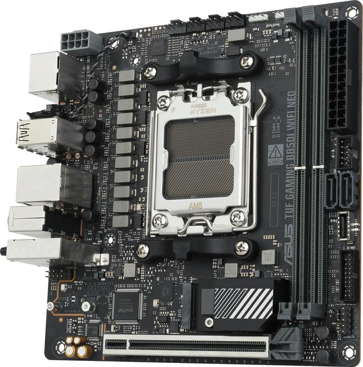 Actual product image ASUS TUF GAMING B850I WIFI NEO AM5 Motherboard (AM5, AMD B850, Mini-ITX)