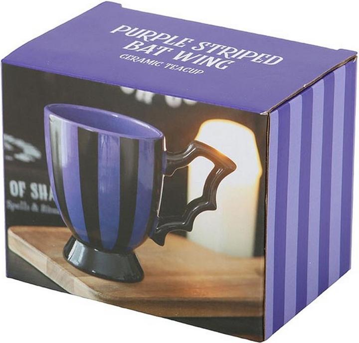 Immagine prodotto Something Different Teetasse Gestreifter Fledermausflügel 490ml (490 ml, 1 x)