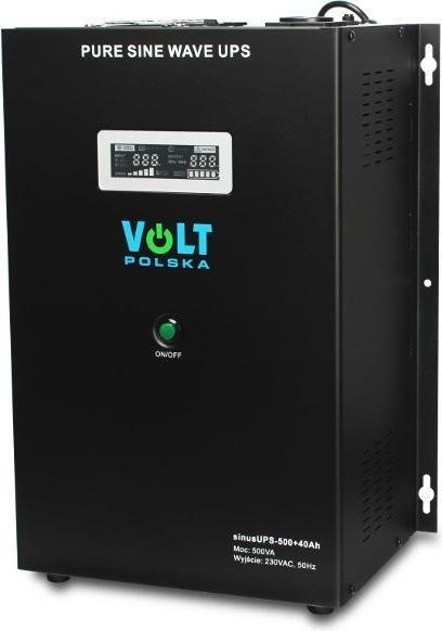 Produktbild Volt Polska SINUS UPS 500 + AKU 40AH (300/500W) NOTSTROMVERSORGUNG (300 VA, 500 W)