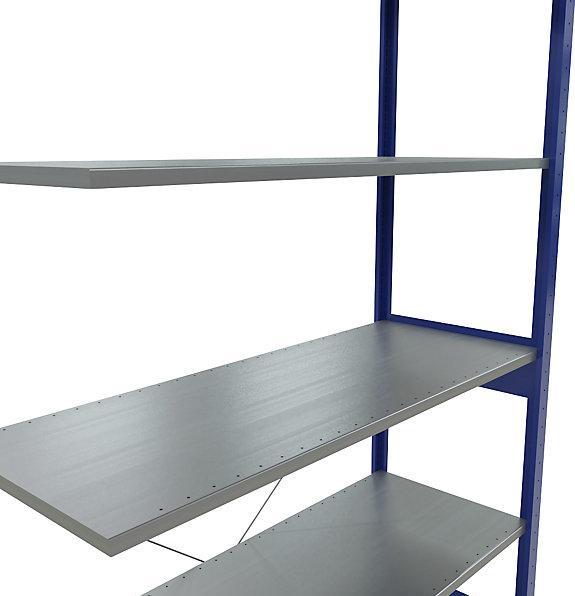 Actual product image eurokraft pro boltless shelving, single row