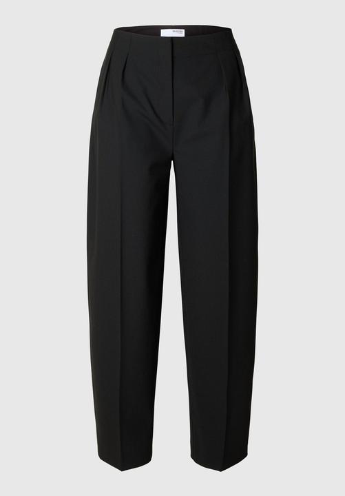 Actual product image Selected Femme High Waist Barrel Fit Trousers (36)
