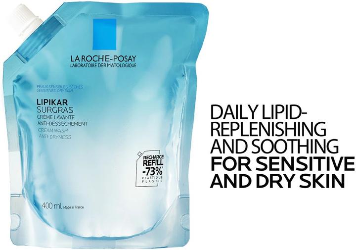 Produktbild La Roche Posay Lipikar Surgras Creme Waschstück gegen Trockenheit (400 ml)
