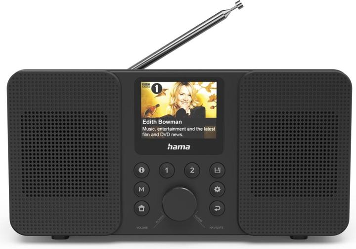 Hama DIR10 (FM, DAB+, Internetradio, DAB, Bluetooth, WLAN)