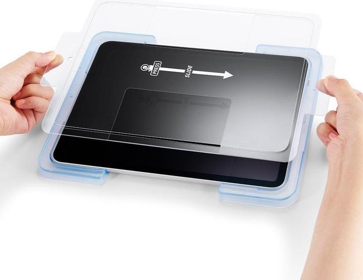 Actual product image Spigen tempered glass Glas.TR "EZ FIT" for iPad Air 4 2020 / 5 2022 (1 pcs., Apple iPad Air 2020, Apple iPad Air 2022)