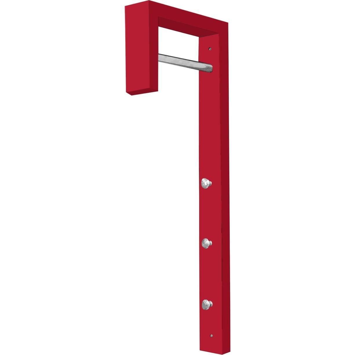 HTI-Living, Garderobe + Kleiderhaken, Garderobenleiste Altona Rot
