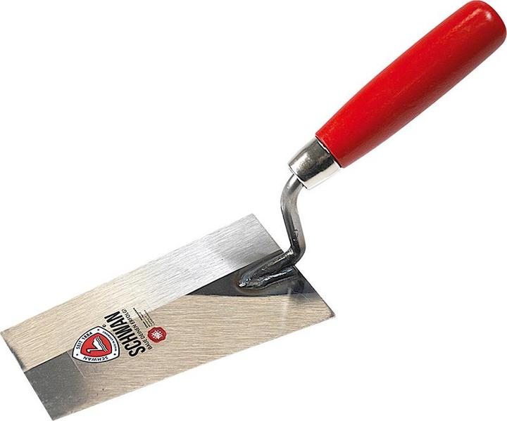 Actual product image Schwan Berner Plastering Trowel length 140 mm width 80 mm hardened, w. beechwood handle steel (8 cm)