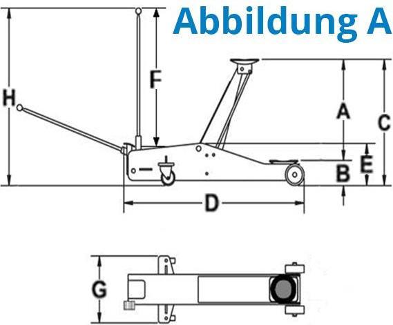 Produktbild Güde Rangierwagenheber GRH 2.5/460 AL
