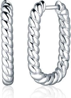 Immagine prodotto JVD - Silver oval earrings SVLE2432XJ40000 (Argento)