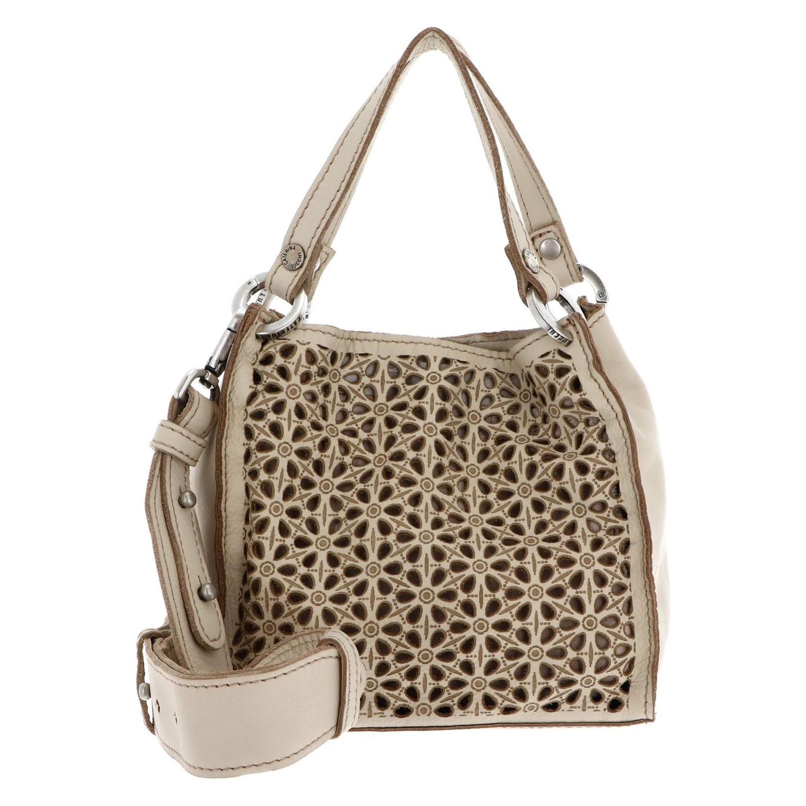 Caterina Lucchi, Damen, Handtasche, Modena Anna Shopping Bag, Beige