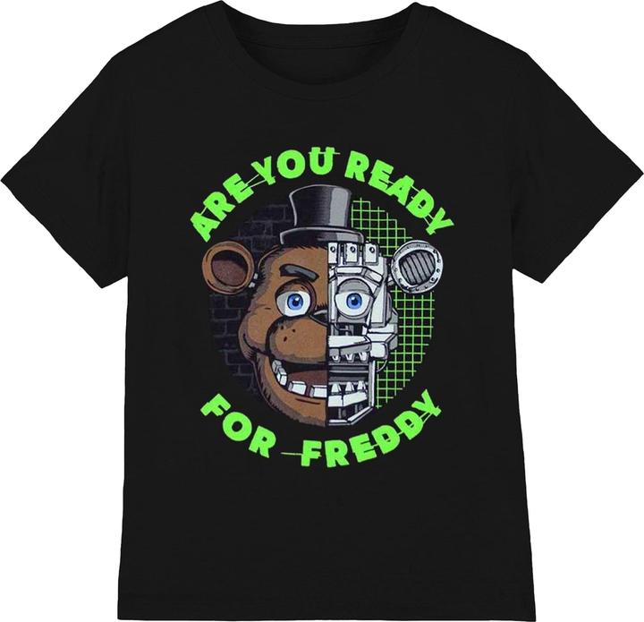 Immagine prodotto Five Nights At Freddys Are You Ready For Freddy Maglietta Ragazzi (140)