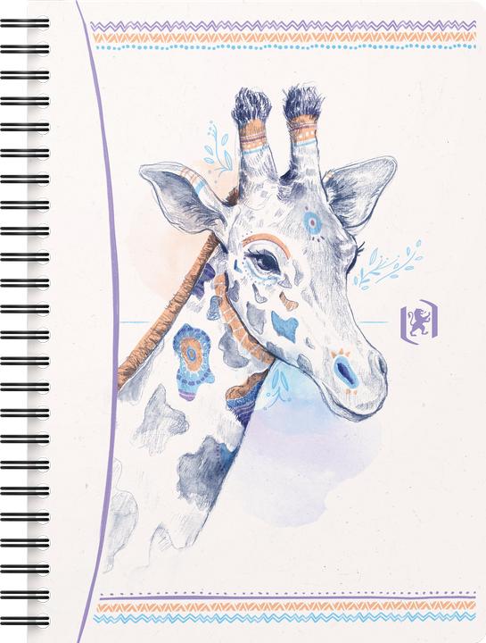 Image du produit Oxford Livre à spirales "GO Boho Spirit", A5 (A5, À rayures, Couverture souple)