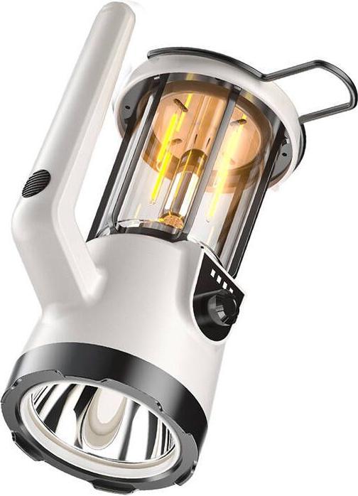 Superfire Luce da campeggio con faro di ricerca M61, USB-C