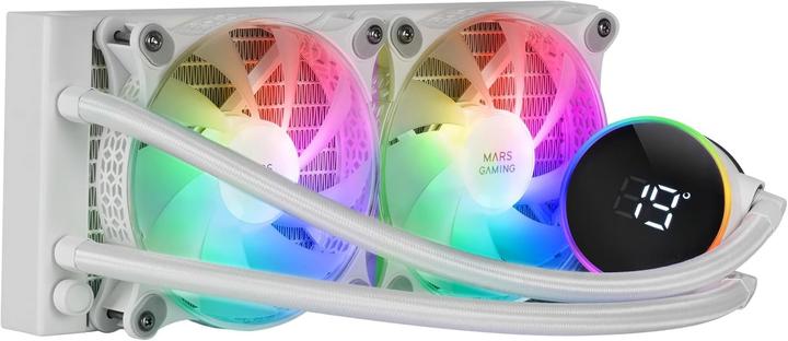 Produktbild Mars Gaming Kit Watercooling Aio Ml-Lcd RGB - 240mm (Blanc)