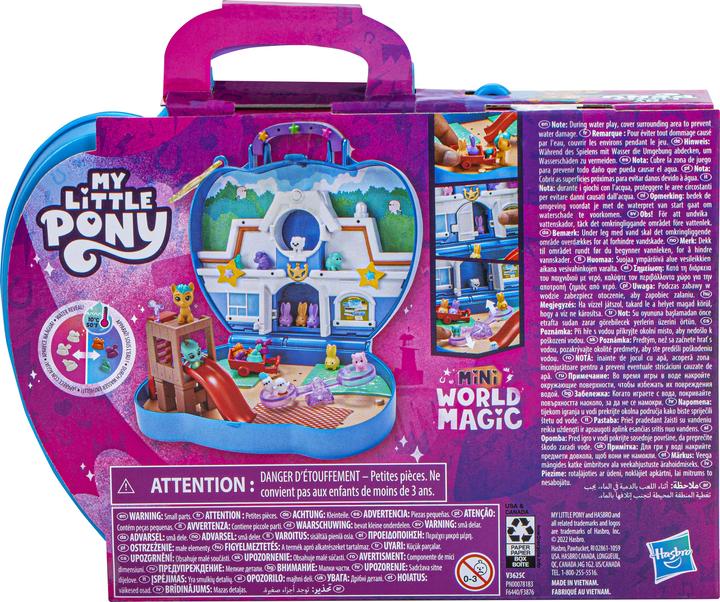Actual product image My Little Pony Mini World Magic Animal Corner Mini Play World, Play Set to Build Your Own with Hitch Trai