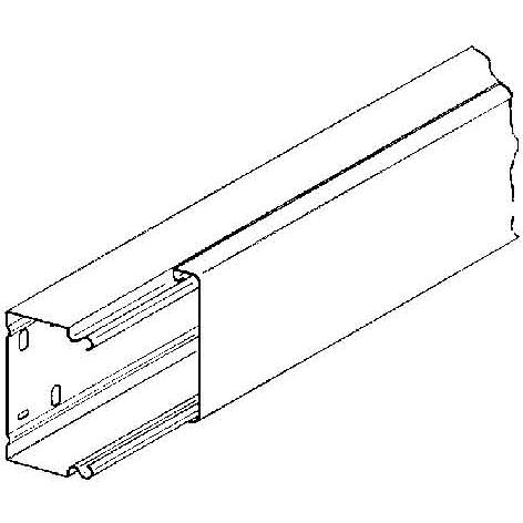 Niedax, Kabelschutz + Kabelführung, NIE LLK60.100E3 Leitungsschutzkanal mit Deckel 60x100x2000mm Edelstahl (Kabeldurchla...