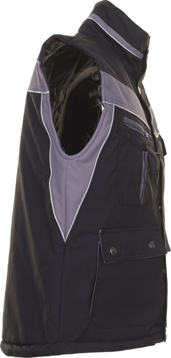 Produktbild Planam unisex Winterweste PLALINE schwarz, zink Grösse L (L)