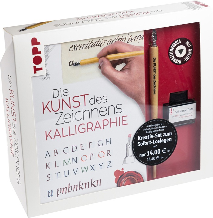 Produktbild Kreativ-Set Die Kunst des Zeichnens Kalligraphie