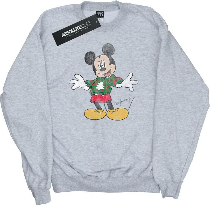 Produktbild Disney Mickey Mouse Christmas Jumper Sweatshirt (S)