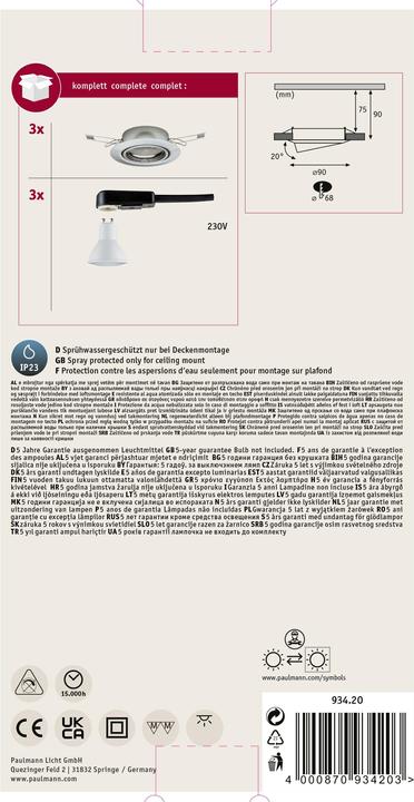 Image du produit Paulmann Base (1800 lm, GU10)