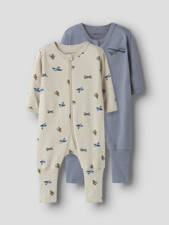 Produktbild Name it Nbmnightsuit 2p Zip Ff Airplane Noos (62)