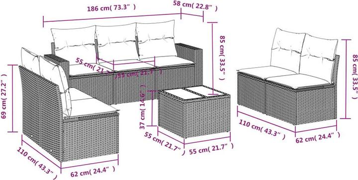 Produktbild vidaXL Noah