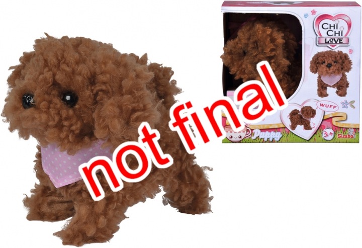 Actual product image Simba CCL Tea Cup Poodle Puppy (11 cm)