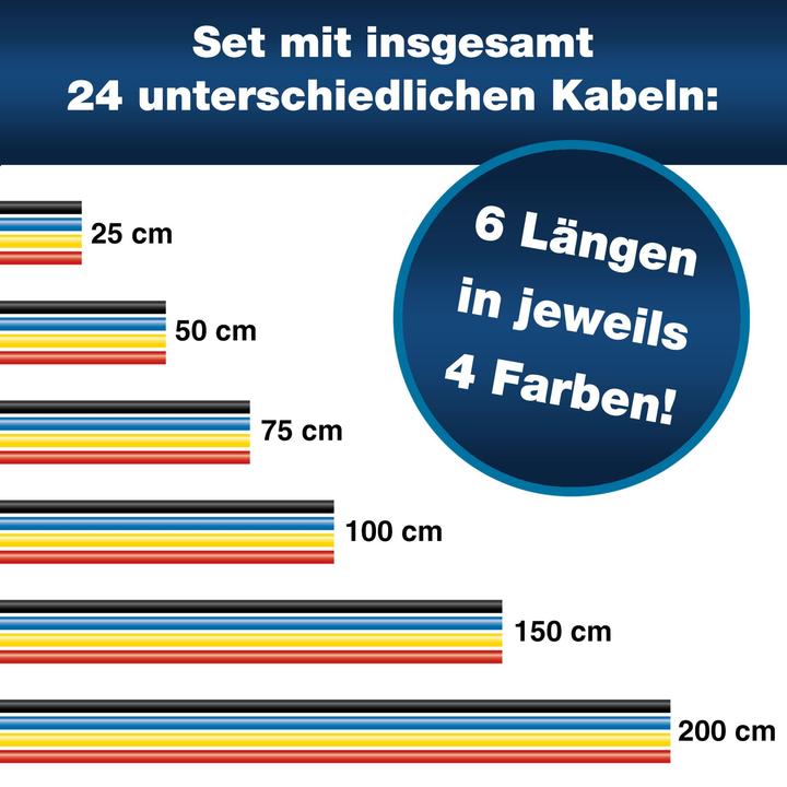 Immagine prodotto Peaktech Messzubehör-Set, P 8202, 4 mm Bananenstecker
