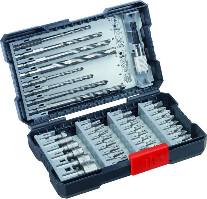 Image du produit Einhell Kit perceuse-visseuse sans fil TC-CD 18/35 Li + 39 (2x 2,0 Ah)